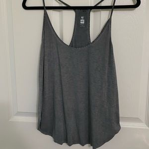 Washed Grey Flow Tank. Size S.